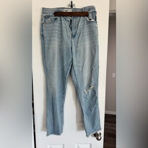 Abercrombie & Fitch Light Blue Curve Love Jeans